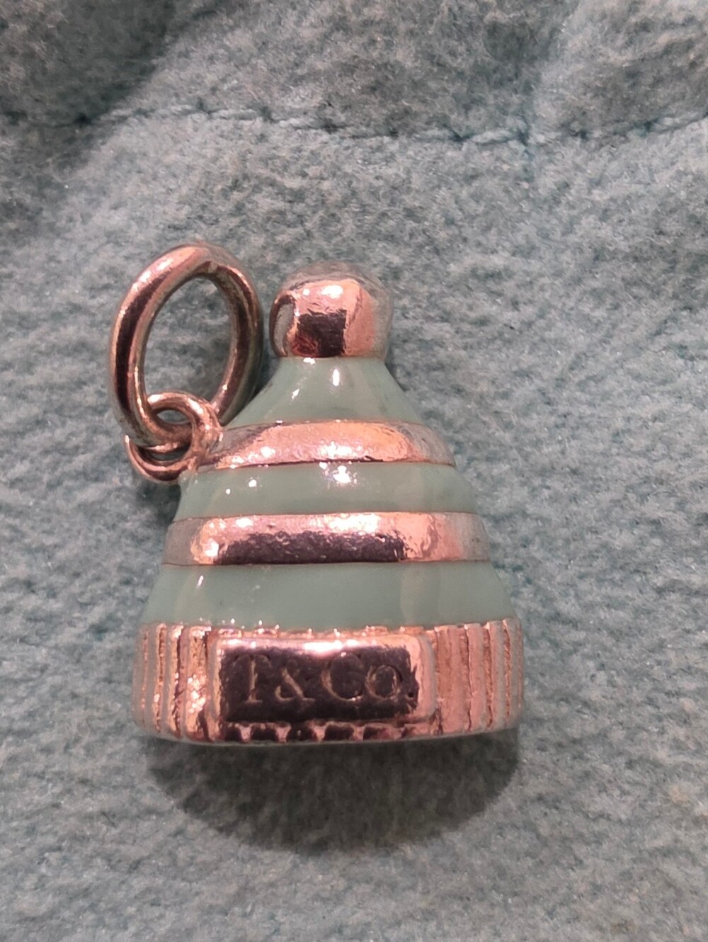 Tiffany & Co. Blue Enamel Hat / Beanie Charm